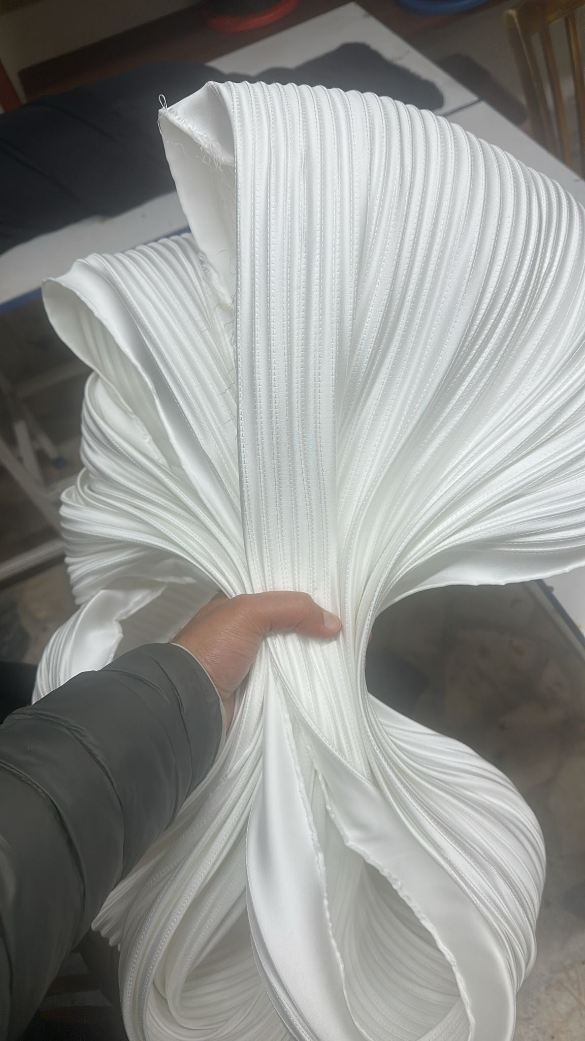 Luxury Satin Spiral Fabric