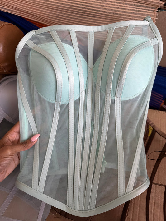 “Mint" U Shaped Corset